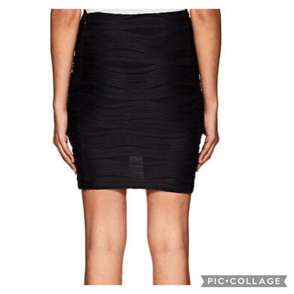 Opening Ceremony Ruffle Wavy Ribbed Black Skirt Size Medium - Picture 13 of 14